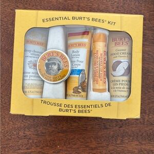 Burt's Bees Skincare Set with Yellow Packaging